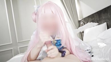 Sadistic VTuber Cosplay JOI Fleshlight Gush Creampie Destroyed