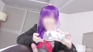 Sadistic VTuber Cosplay JOI Fleshlight Gush Creampie Destroyed