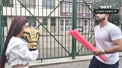 Horny Coach Pounds Big Ass Latina Gym Slut Till Gushing Creampie