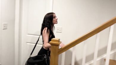 Goth Nympho Begs Cheating Creampie Big Dick Ruins Tight Pussy