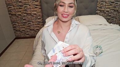 Pervert Guest Ravages Busty Latina MILF Waitress Creampie Cash Fuck