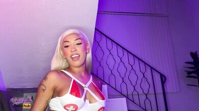 Nurse Kona Jade Destroyed by BBC Creampie in Oiled Ass Ride