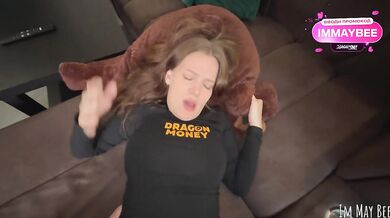 Sneakers Fucked ImMayBee Big Ass Gushes Cum Face Blast