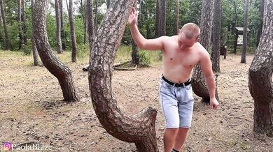 Big Ass Polish Tattoo Hottie Chokes Huge Dick Reverse Cowgirl Forest Destroy