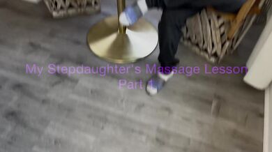 Step Daddy Ravages Redhead Stepdaughter Cums Messy on Tits Face Part 1