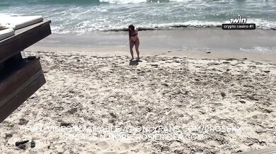 Beach Stranger Rosie Rider Raw Fucked Big Ass Tits Gushing