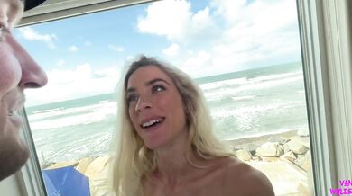 Surfer Blonde Dakota Lyn Gags Chokes Rides Big Dick Raw
