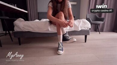Sneaker Slut MyAnny Big Ass Creampie Gush Destroyed Hard