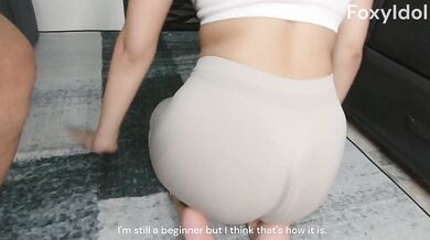Stepsis Yoga Big Ass Doggystyle Creampie Parents Almost Caught