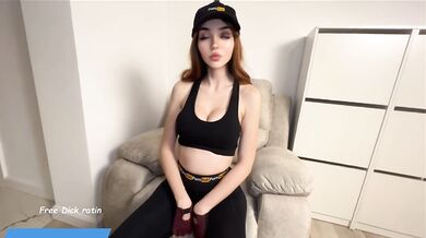 Busty Trainer Sweaty Gym Pound Titfucked Choked Cum Destroyed
