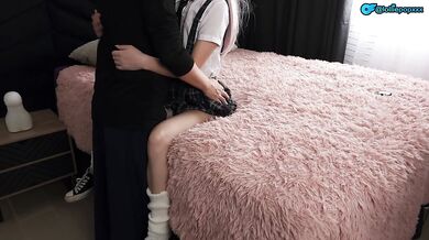 Submissive Schoolgirl Petite Doggy Creampie Destroyed