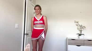 Step Sis Begs Ride To Cheer Gets Fucked Cum Faced Destroyed