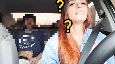 Uber Driver Catches Jerking Passenger Hard Fucks Creampie Chaos