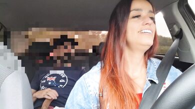 Uber Driver Catches Jerking Passenger Hard Fucks Creampie Chaos
