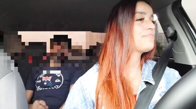 Uber Driver Catches Jerking Passenger Hard Fucks Creampie Chaos