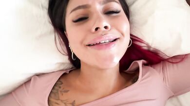 Braces Latina Step Sis Squirts Gushing Creampie Destroyed