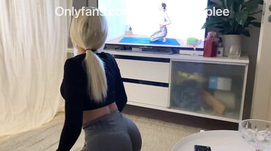 Swedish Blonde Big Tits Destroyed Doggy Cum Blast