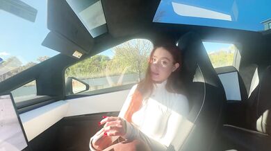 Cheating Car Fuck Destroyed Besties Horny PAWG Redhead Rosie