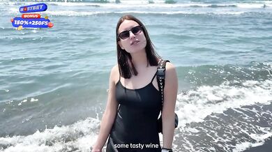 Strangers Big Dick Wrecks Cute Brunette Small Pussy Cum Tits