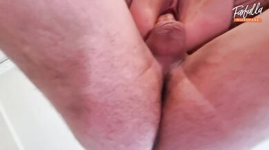 MILF Wife Gags on Stranger Cock Double BJ Bi Cuck Cum Flood