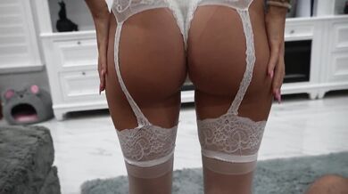 Slutty 18yo Easter Bunny Gags Big Dick Earns Messy Facial Blast