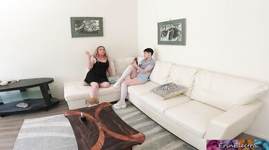 Stepbro Destroys Stepsis Lesbian GF Cowgirl Creampie Ride