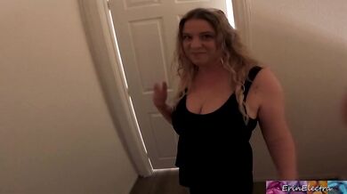 Stepbro Destroys Stepsis Lesbian GF Cowgirl Creampie Ride