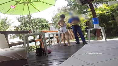 Thay Ksada Hotwife Drains Delivery Boy Big Dick Cuck Watches Gush