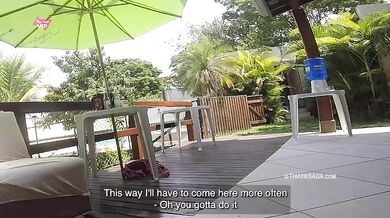 Thay Ksada Hotwife Drains Delivery Boy Big Dick Cuck Watches Gush