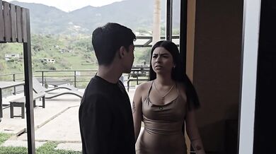 Caught Garrison Pounding My 18YO Latina GF She Begs Me Destroy Her Ass