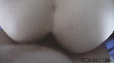 Petite Big Ass Step Sis Dahlia Red Chokes Deep on Bros Cock Cum Gush Revenge
