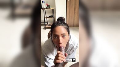 Huge Cock Destroys Cute Latina Small Pussy Morning Cum in Ass