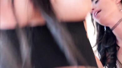 Goth Step Sis Duo Chokes Bros Big Dick Gushing Cum Explosion