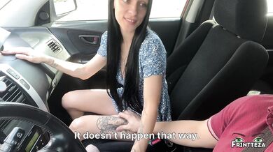 Stepmom Chokes Deep on Big Cock Car Ride to Gushing ThroatPie