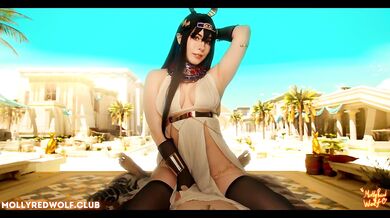 Iset Cosplay Footjob Drains Balls Gushing Creampie Chaos