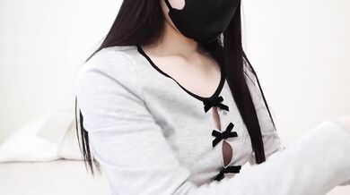 Asian coed toys herself finding unexpected pleasure among panties