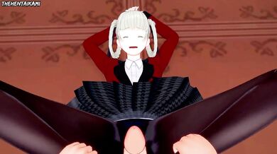 A groaning foot job grips the Kakegurui casino night