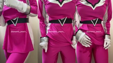 Power Ranger can't hold it climax of desperation wetting
