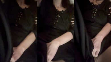 Morticia Addams teases her tight little pussy raw with that witchy grin left dripping