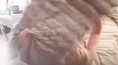 Big titted blonde MILF gets doggystyled raw until her slippery pussy gushes hard