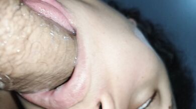 Rough deepthroat on POV Pinay with wet sloppy technique and insane gagging