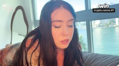 Russian step fantasy deepthroat face fucking without panties riding big ass