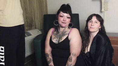 Tawny’s juicy ass swallowed by MMFF queer orgy with big dick inked gods hardcore peek