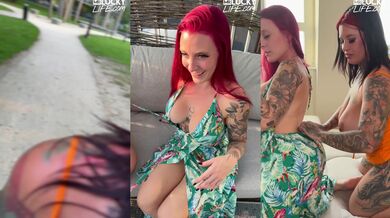 Sabien Demonia And Aspen Jade share kinky redhead sucking cock