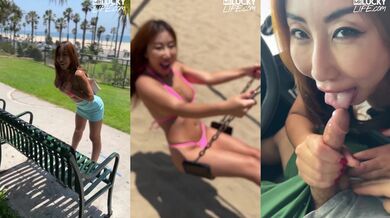 Nicole Doshi rides hard in 4K blowjob cum shower
