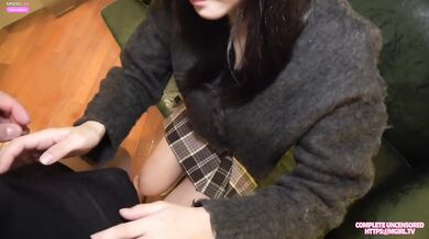 Coworker gives sloppy blowjob and pumps cum down her throat