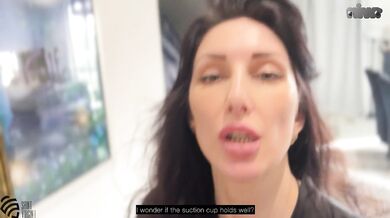 Hot milf took two cocks and drowned in cum