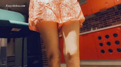 Hot stepsister gets double penetrated in tight skirt while her friend watches