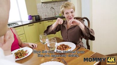 Hot Mature Russian Cougar Too Horny for the Blonde