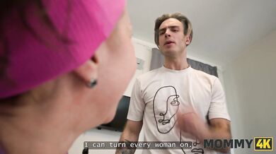 Her yoga ends with hot Russian mommy hard fucking her cuckold boyfriend